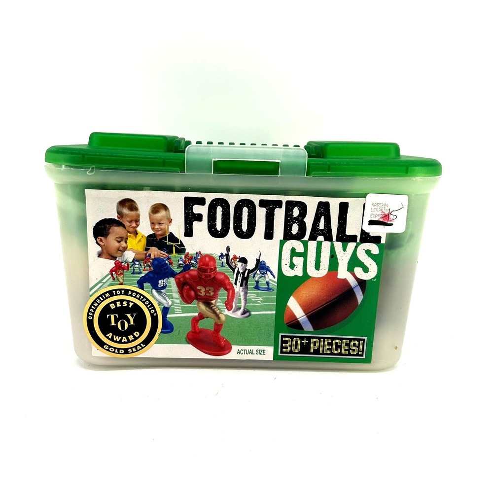 Kaskey Kids Football Guys 30+ Piece Action Figure Play Set with Field & Goals